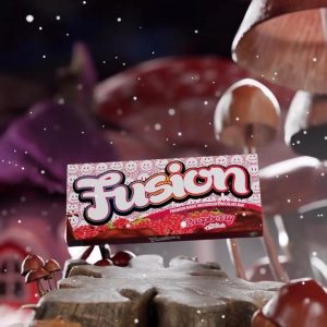 fusion bars raspberry dark chocolate